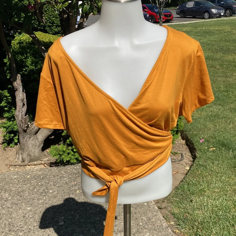 no comment yellow top size 1X & 3X new with tag - Picture 6 of 6